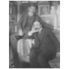 William Ritter et Janko Cadra dans leur apparetement à Munich 1907-1908
photo de Anna May
