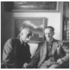 William Ritter et Josef Tcherv-Ritter à Melide, avril 1948, photo par G-Albert Berner (directeur de l'école d'horlogerie de Bienne)